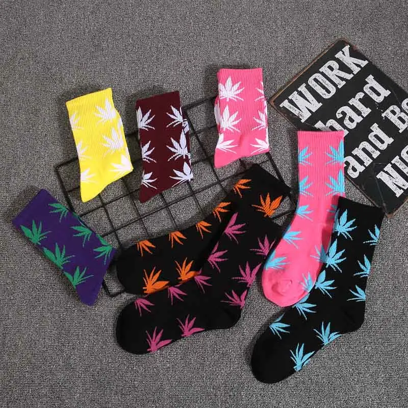 Модные удобные хлопковые носки высокого качества повседневные длинные