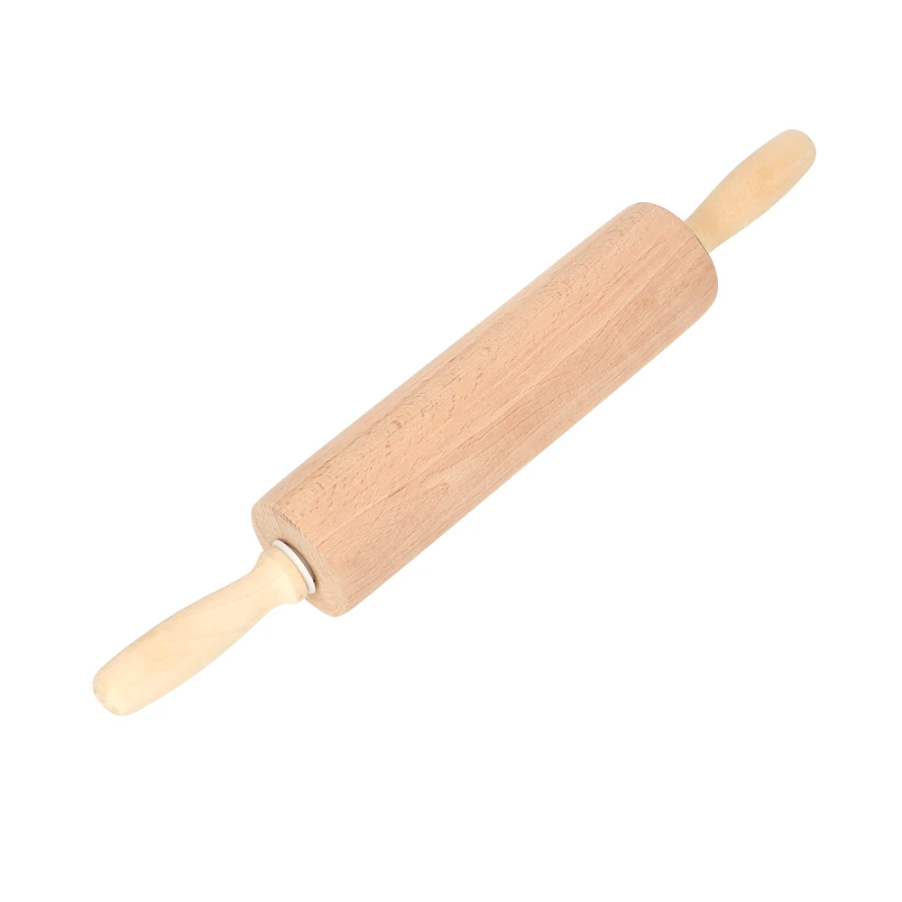 

Wooden Rolling Pin with Ball Bearing Handle 47cm/41cm/31cm Cookies Biscuit Baking Tool Dumpling Pizza Dough Pastry Roller