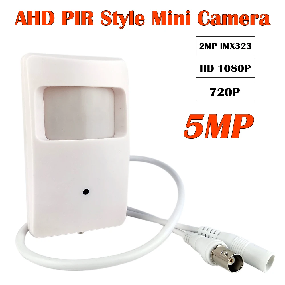 

HD 5MP 4MP 2MP 1MP AHD Mini camera 1080p 720p IMX323 3.7mm Lens Mini-box PIR Motion Sensor BOX CCTV Security camera for ah