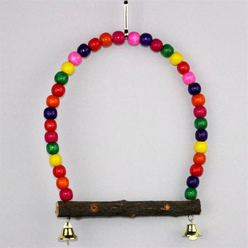 Милая игрушка для питомца попугаи подставка птиц вертлюжная лестница