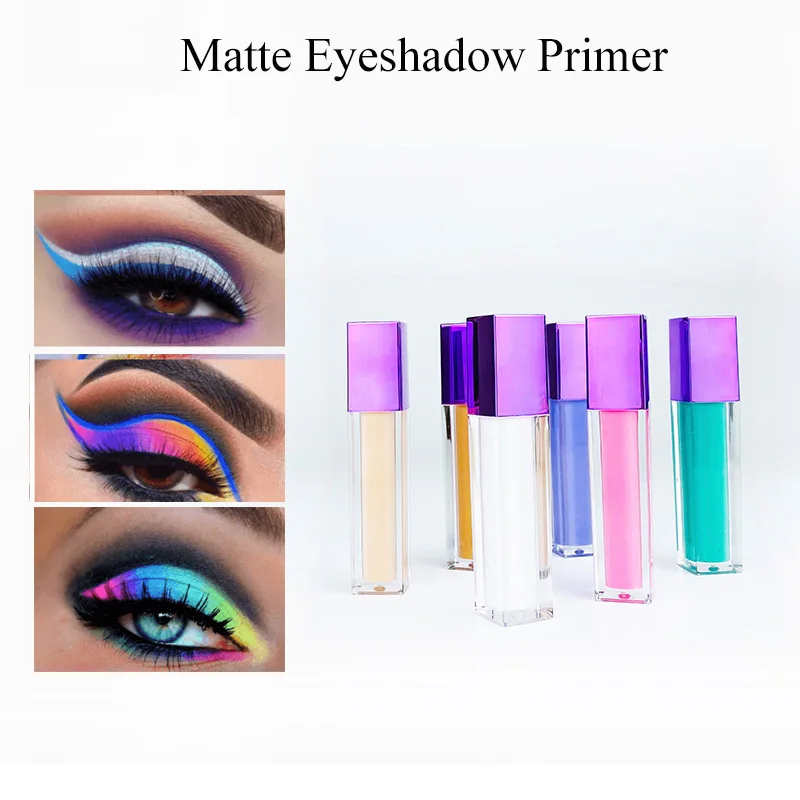 

6 Colors Eyeshadow Primer Cream Eyes Base Makeup Custom Private Label Moisturzing Long Lasting Liquid Eye Shadow Primer Cosmetic