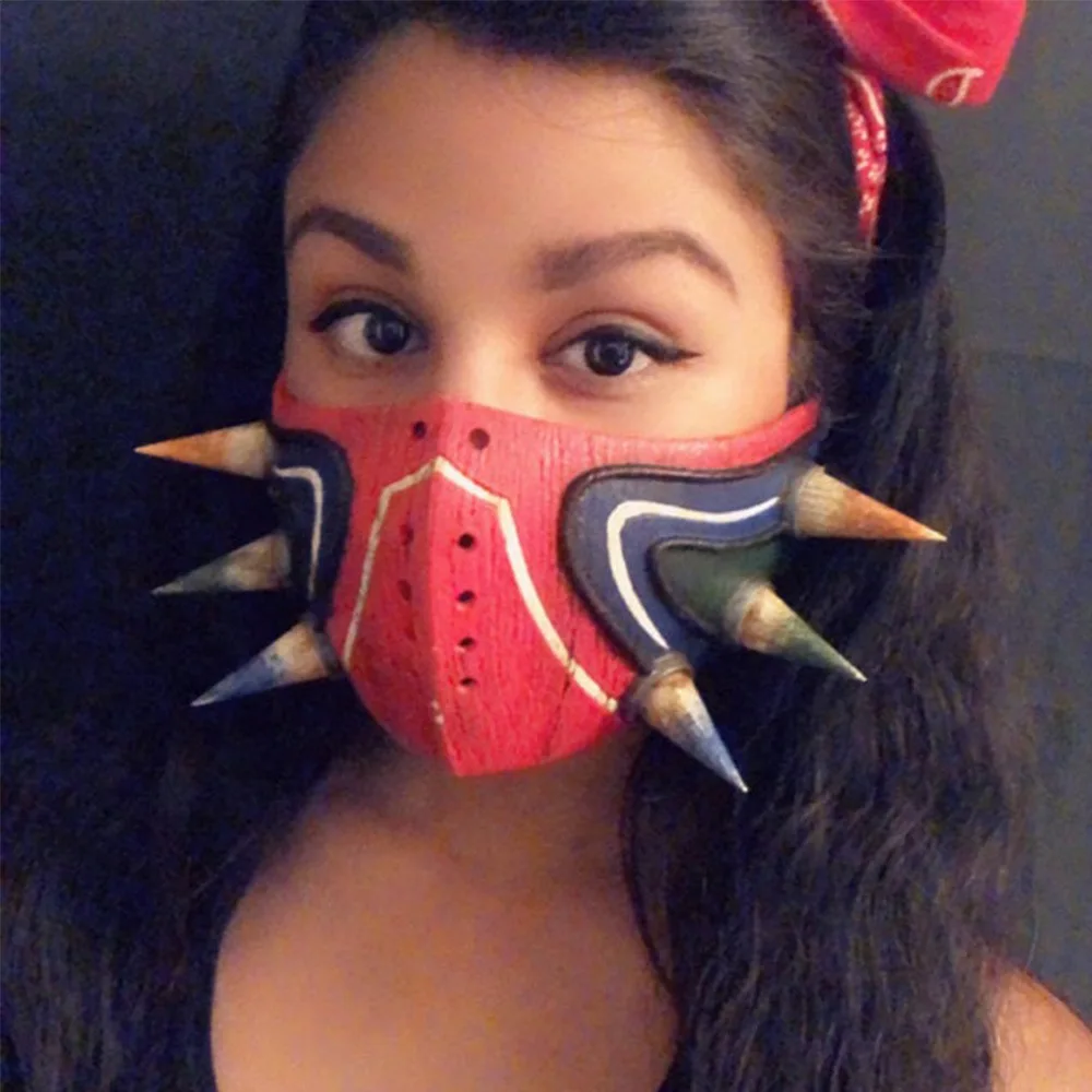 Игра Zelda Дыхание дикой природы Majora Маска из латекса, сделанная для взрослых в косплейных целях на Хэллоуин.