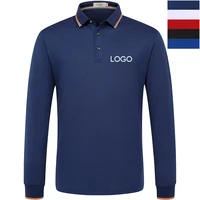 custom long sleeve polo shirt logo print or embroidery tailor made 80 cotton create your own polo unisex shirt