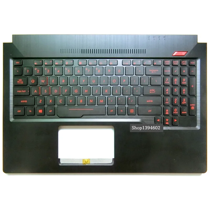 90%-95%Новый оригинальный накладной декоративный пластик для ноутбука с американской клавиатурой для ASUS FX63 FX63VD FZ63V fX503VD ZX63 GL753VD on.