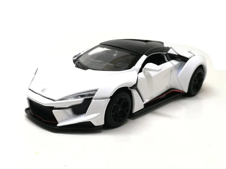 1:32 Lykan Hypersport модель автомобиля из сплава литой игрушечный автомобиль коллекция