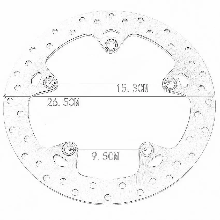 

Front Brake Disc Rotors For BMW K1200R K1200S K1300R Dynamic K1300S Sport R1200GS Adventure