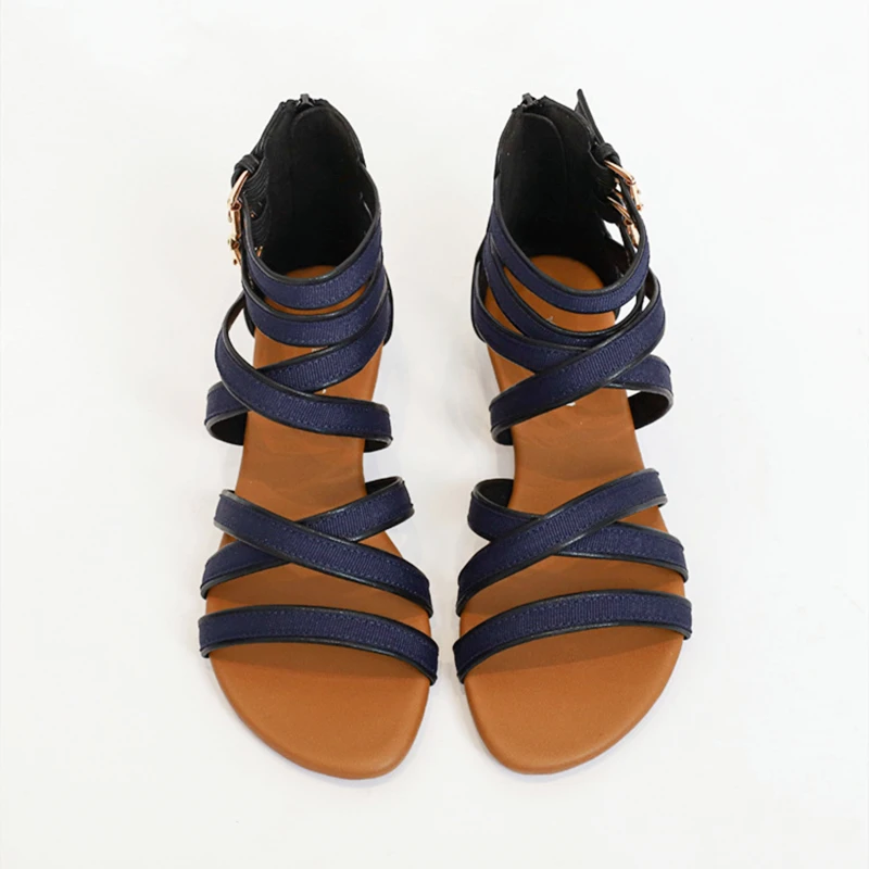 

Women Sandal Summer Shoes PU New Plus Size Sandals Female Women's Sandals Shoes Flat Sandals Ladies Comfort Casual Ladies
