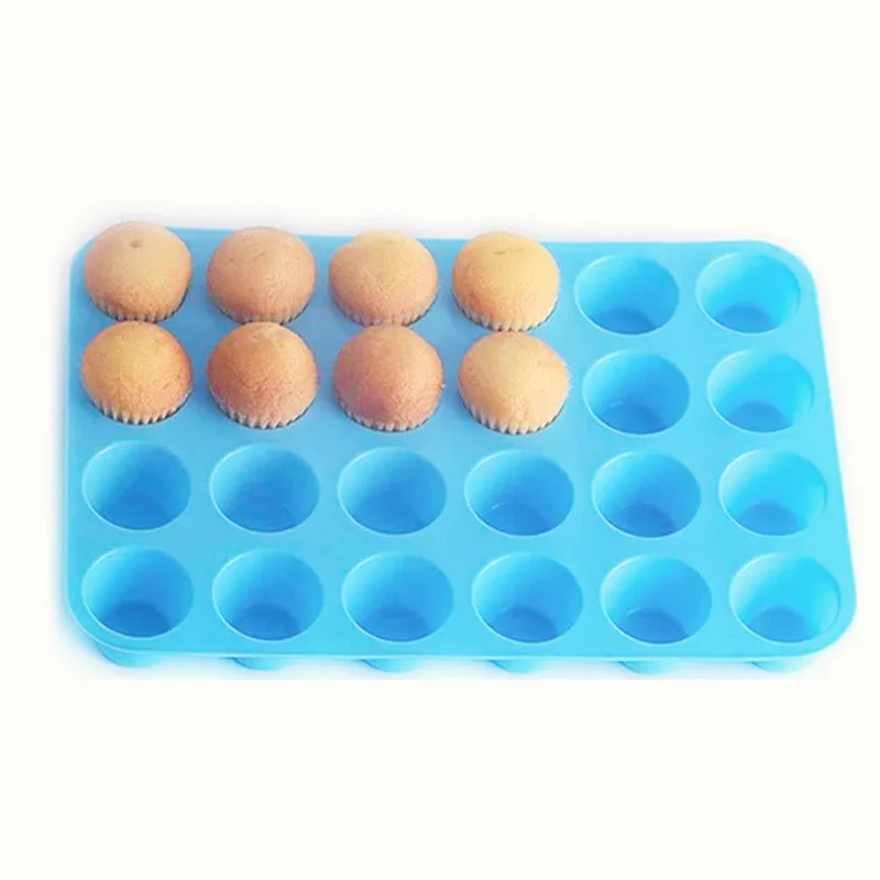 Силиконовая форма для торта с 24 полостями кексы чашки кексов принадлежности