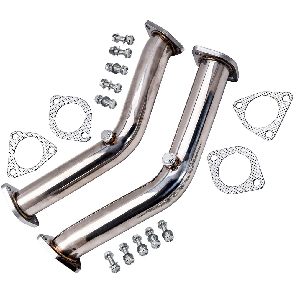 

2.5" inch Test Straight Exhaust Pipes Decat Downpipe for Nissan 350Z for Infiniti G35 FX35 2003 2004 2005 2006 3.5L Engine