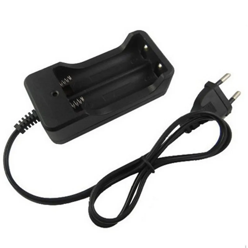 Black-EU DOTENT ZJ3009 18650 Батарея Зарядное устройство 4,2 V DC 1000mA зарядное устройство для никель-кадмиевых или никель-металл-литиевая батарея AAA Зарядное устройство 100-240 В переменного тока, 50/60 Гц, стандарта ЕС, США, Тип штекера - Цвет: Black-EU