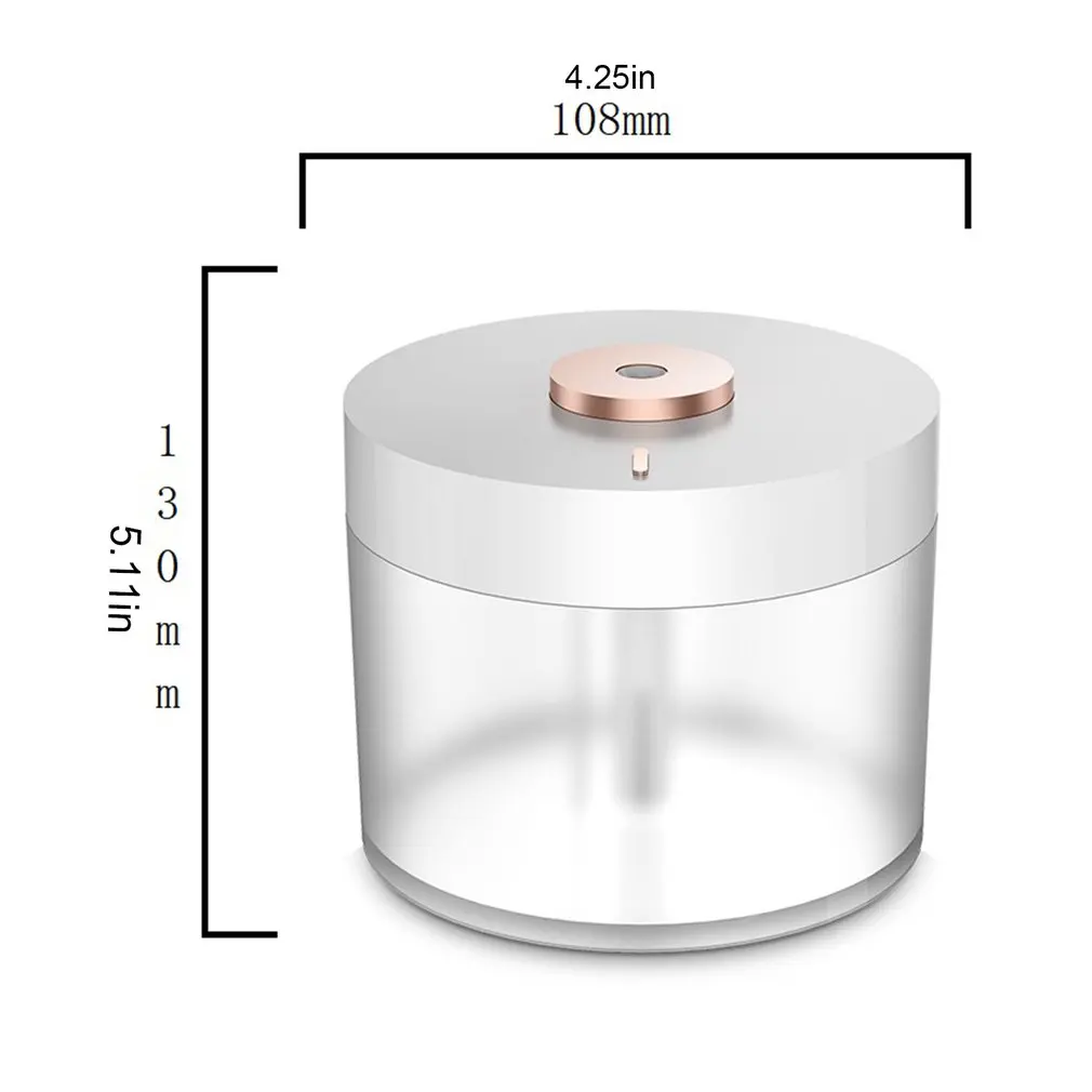 

BP3 Large Capacity 2000mah Air Aromatherapy Usb Atomizer Diffuser Ultrasonic Mist LED Night Light Atomizer