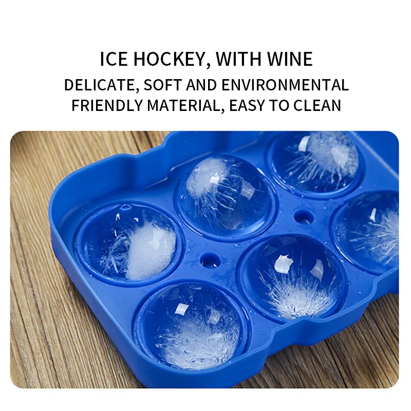 

Round Ball Ice Cube Mold DIY Silicone Home Bar Party Use Round Ball Ice Cube Makers For Bar Tool Kitchen Gadget Accessories
