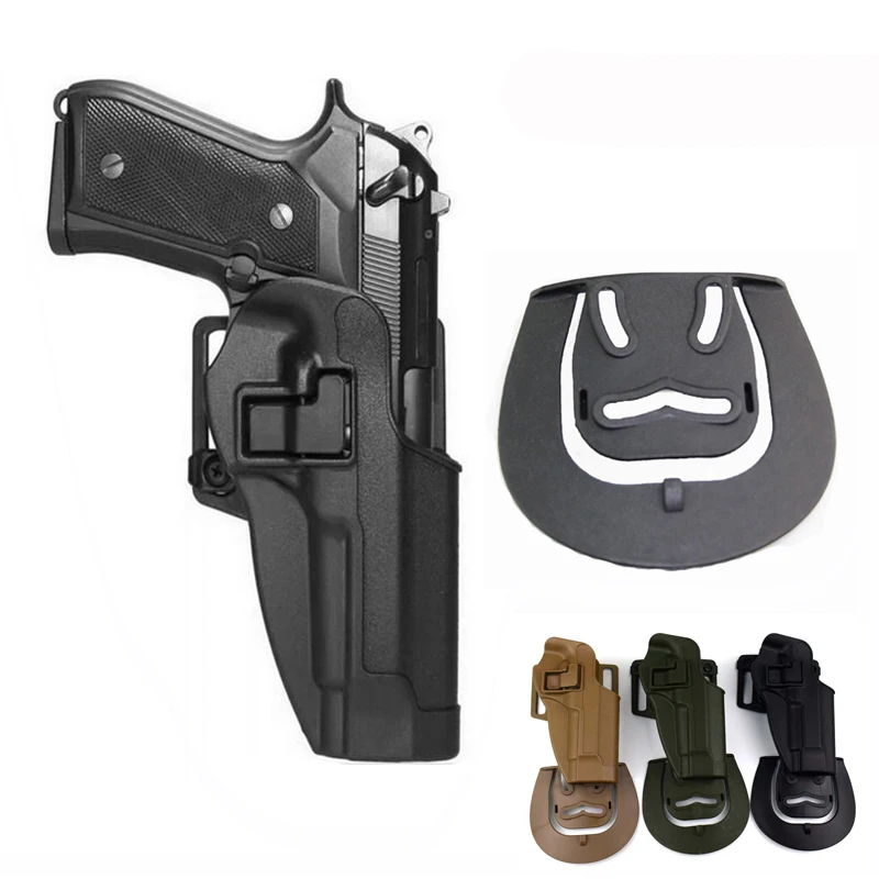 

Тактический кобура для пистолета Beretta M9 92 96 с веслом на талии чехол для пистолета армейский страйкбольный ремень для стрельбы аксессуары дл...