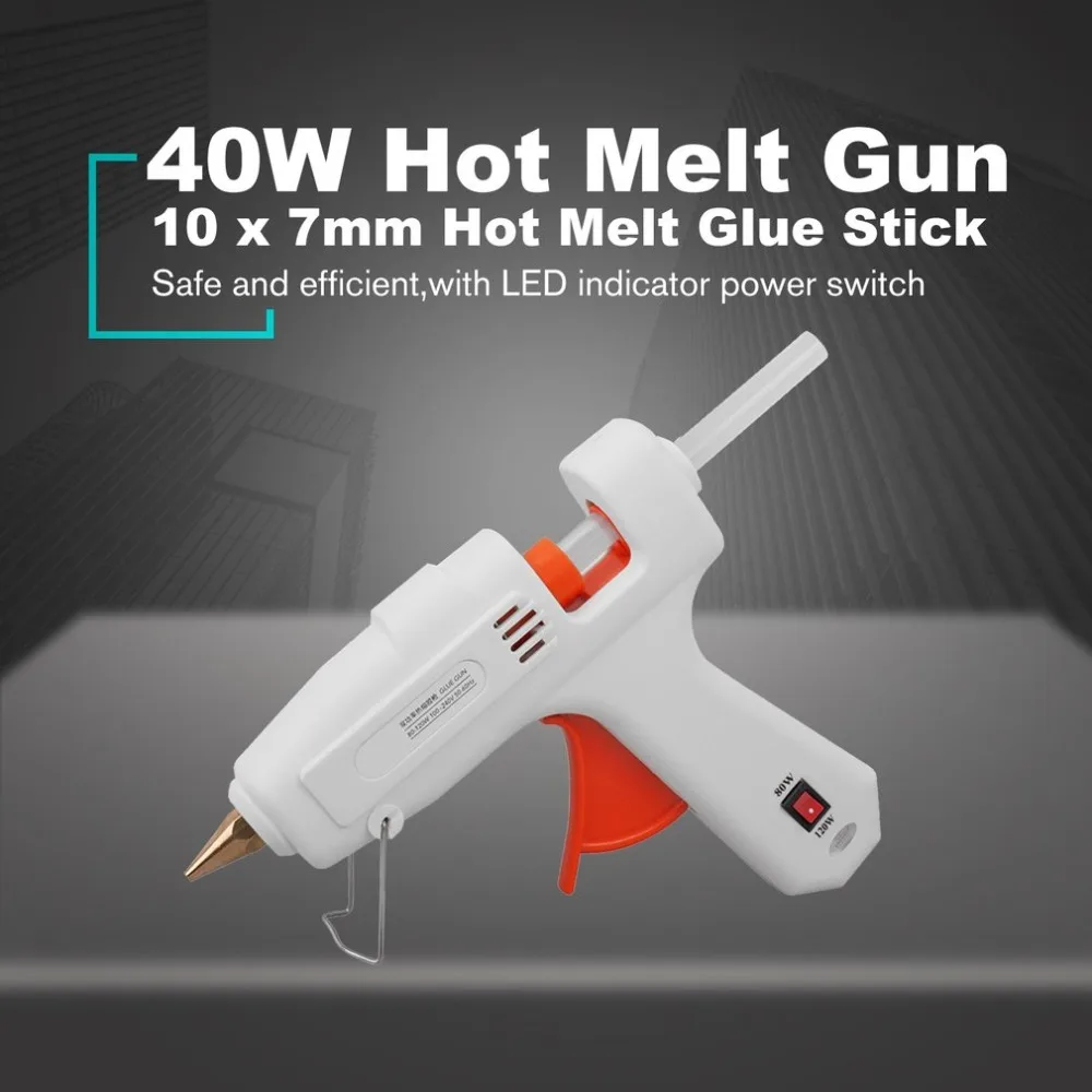 Hot Melt Glue Thermal Glue Gun Repair Heat Gun Pneumatic Hot Glue Gun DIY Tool Hot Melt Glue Stick 40W/100W/150W/80-120W 7/11mm