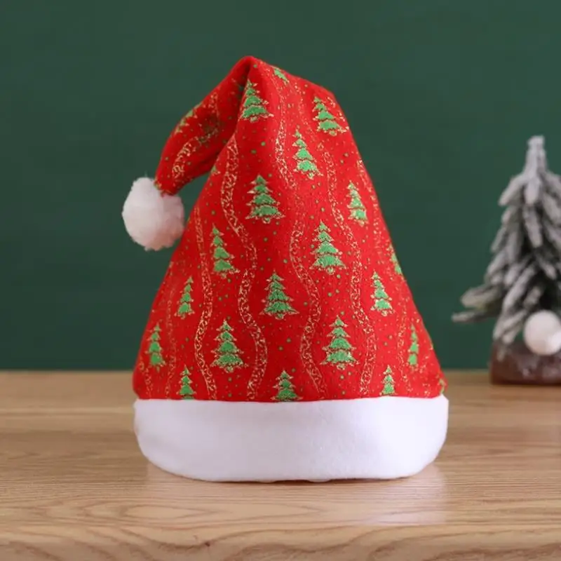 

Christmas Ornaments Hats Santa Hats Children Boys Girls Hats Cap Party Props