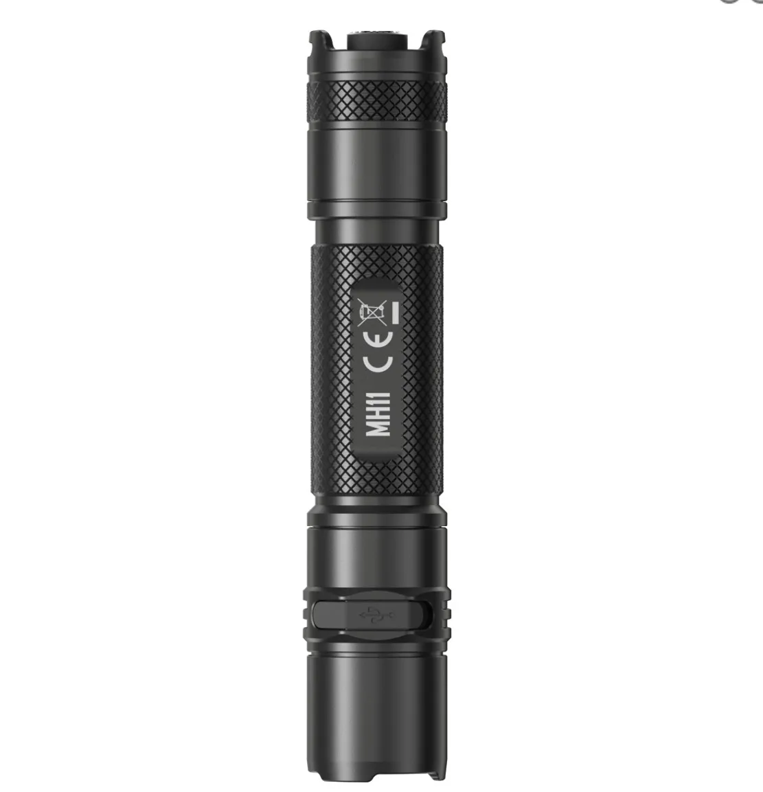 Аккумуляторный фонарик Nitecore MH11 USB-C 1000 люмен батарея в комплекте | Лампы и