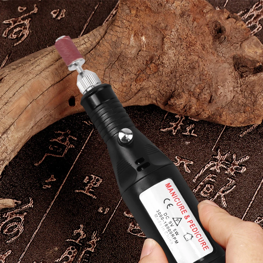 Мини ручная электрическая дрель Dremel для резьбы по дереву полировка шлифовка