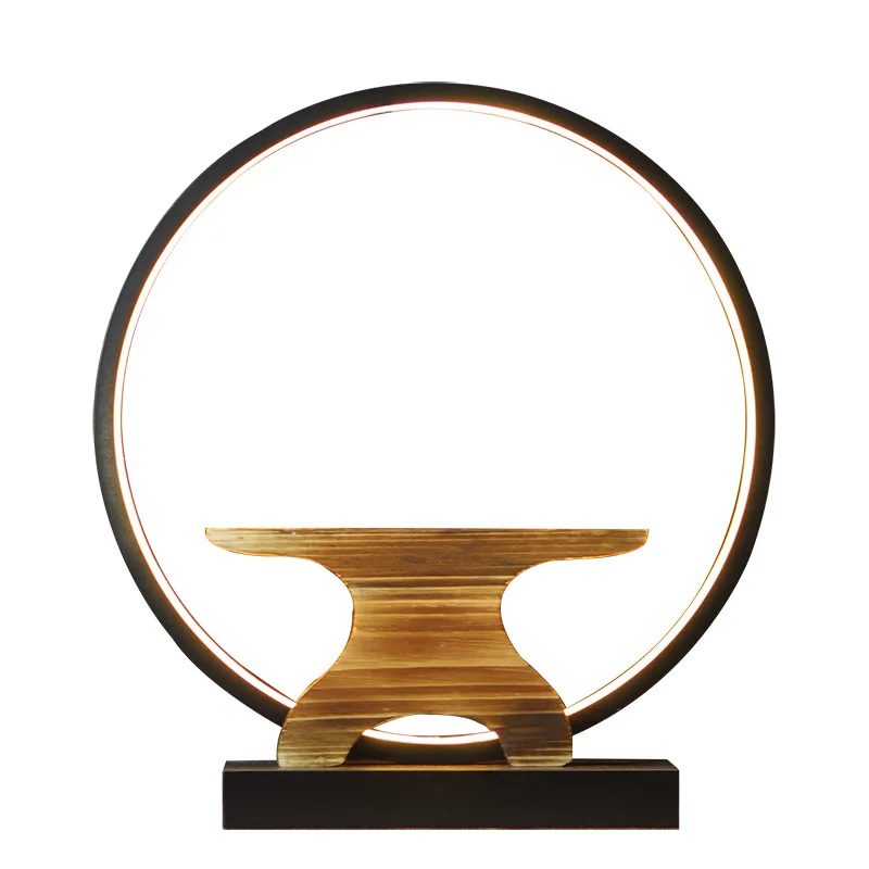 

New Chinese Home Furnishing Craft Decoration Creative Sandalwood Backflow Aroma Diffuser Base Entrance TV Cabinet Decorations