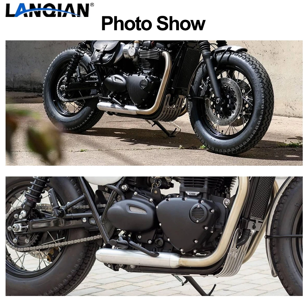 

For Triumph Thruxton 1200 Thruxton 1200 2016 2017 2018 2019 2020 2021 Motorcycle Skid Plate Bash Frame Guard Street Twin Cup