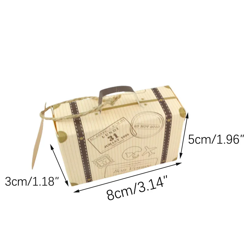 Чемодан из крафт-бумаги 50 шт. | Дом и сад