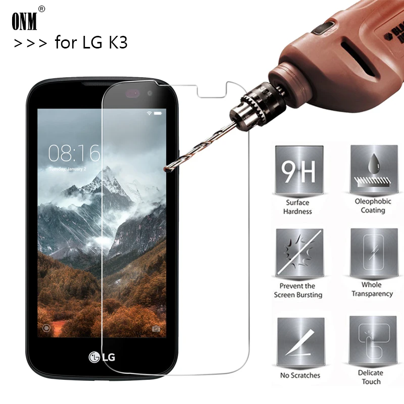 2.5D 0 26 мм 9H Премиум Закаленное стекло для LG K3 LTE K 3 K100 K100DS LS450 4 5 дюймов защитная