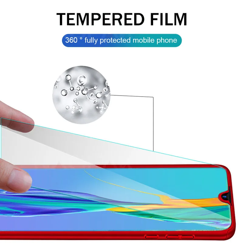 360 Полное покрытие стеклянный чехол для телефона Huawei Honor Mate 10X30 P8 P9 P10 P20 P30 Nova 5i Plus Pro
