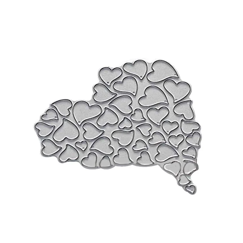 

Crazyclown Heart Metal Cutting Dies Scrapbooking for Card Making Stitch Craft Stencil Die Cut