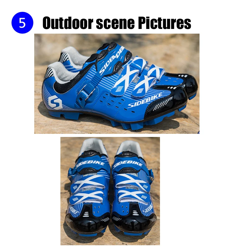 Велосипедные кроссовки SIDEBIKE мужские сверхлегкие дышащие велосипедная обувь для