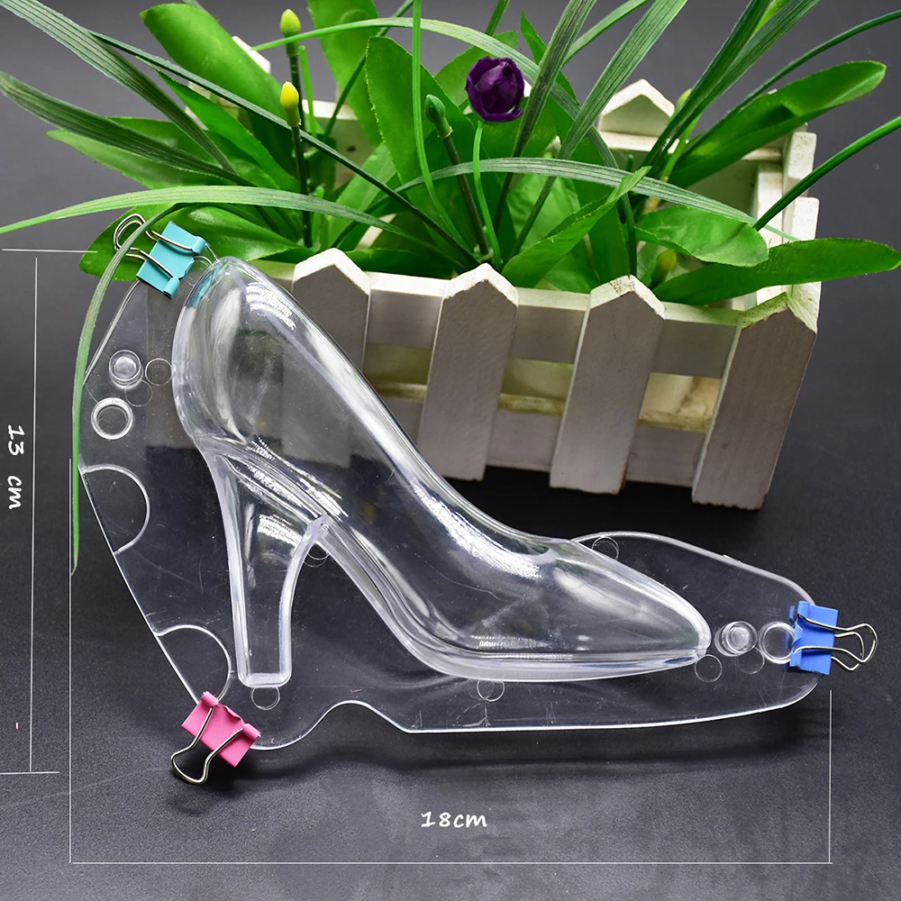 Шоколадная 3D форма большого размера для обуви на высоком каблуке женские формы