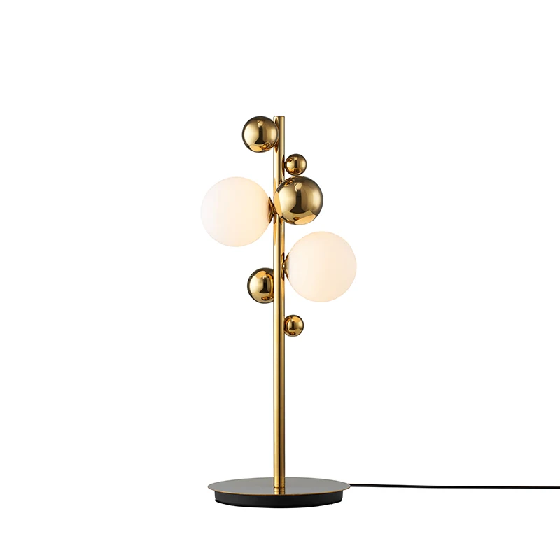 Yiserhome современная настольная лампа роскошный золотой стеклянный шар