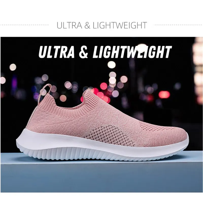 Кроссовки носки светильник легкие сетчатые дышащие без шнуровки эластичные