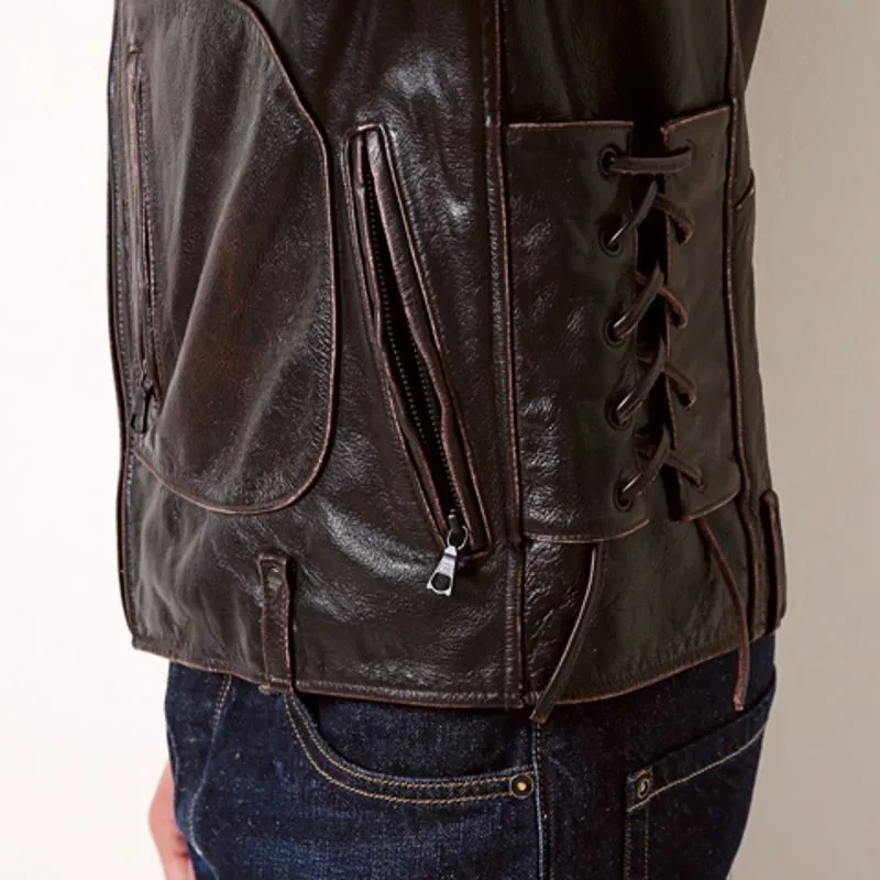 Новинка осенняя мотоциклетная куртка из натуральной коровьей кожи мужская