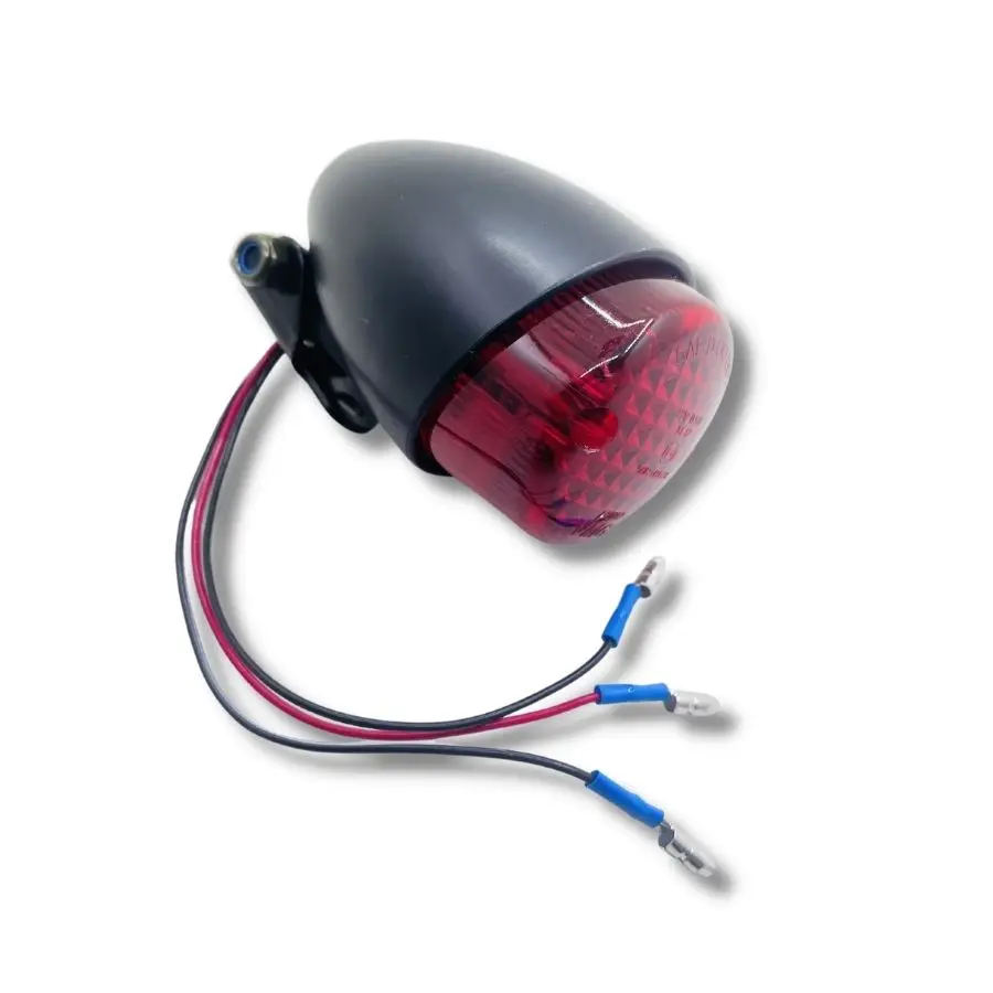 Мотоциклетный задний фонарь Yecnecty черный корпус из АБС пластика + металлический