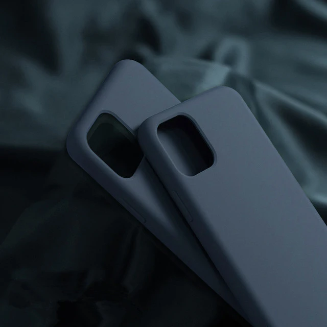 Мягкий гелевый резиновый жидкий силиконовый чехол для телефона для iPhone 11 Pro X XS MAX XR 8 7 Plus 6s 6Plus задняя крышка полный защитный чехол - Цвет: Navy