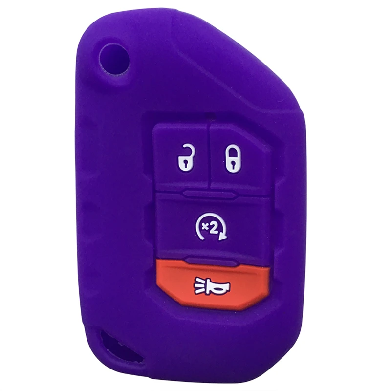 Чехол для смарт ключей с дистанционным управлением чехол брелок Jeep Wrangler JL JLU 2018