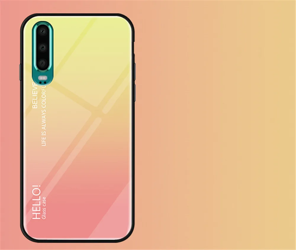Чехол для телефона huawei P20 P30 Lite Pro Чехол из мраморного закаленного стекла Мягкий силиконовый чехол для huawei Y9 Y7 Y6 Honor 8A 9X чехол