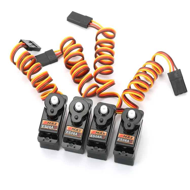 Рулевой двигатель ES08A 4 шт. Ру Дрон с пластиковыми зубьями для EMAX аксессуары