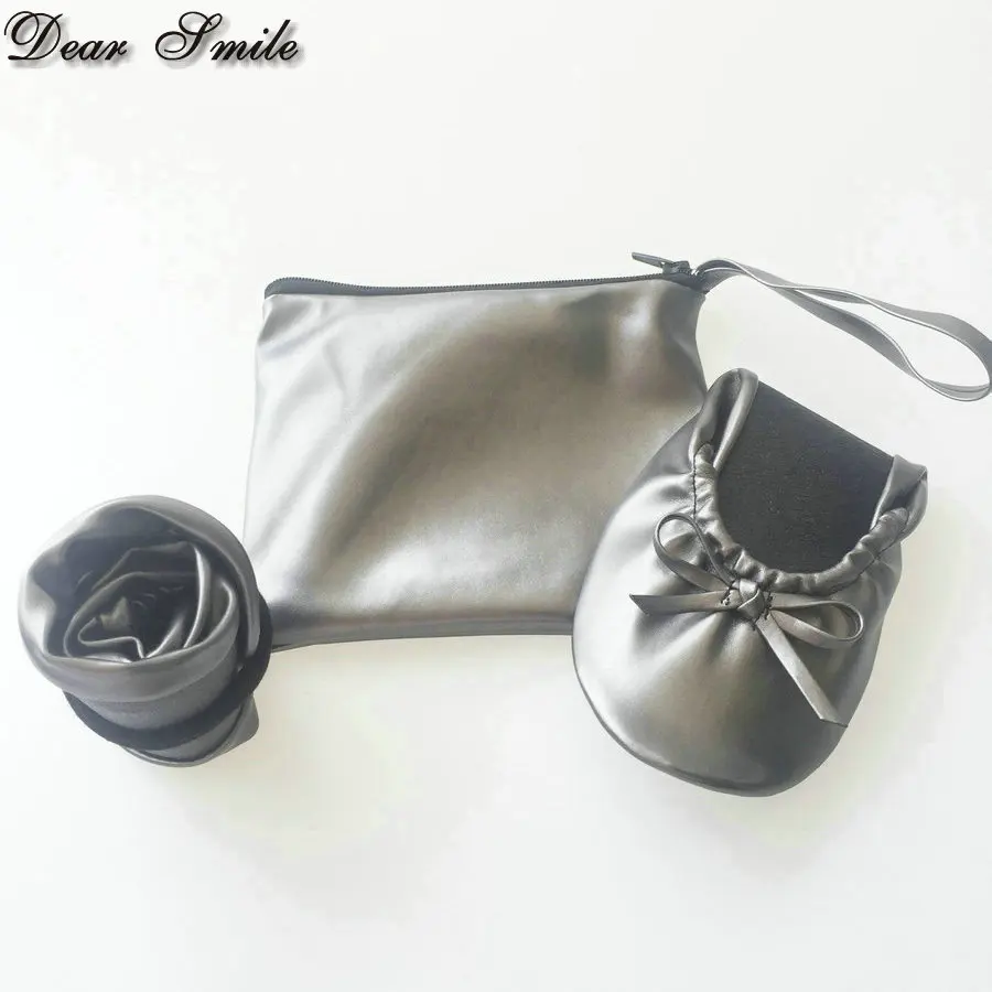 Бесплатная доставка! Свадебные сувенирные Серебряные складные туфли с