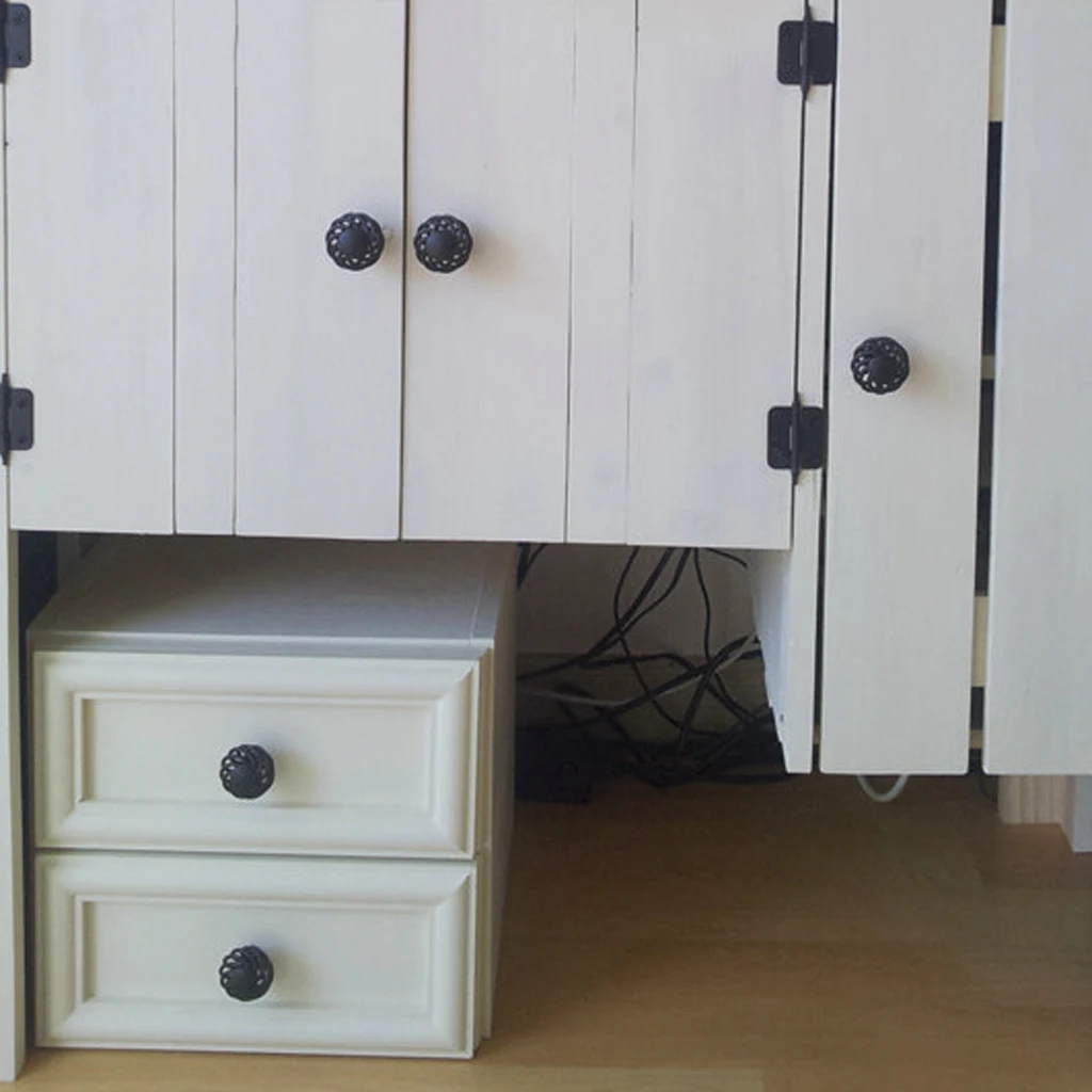 Кованые железные ручки в форме птичьей клетки пустотелые для кухонного шкафа