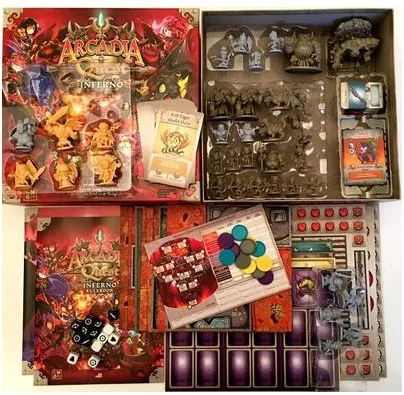 Пакет Почтовый цмон настольные ролевые игры Arcadia Quest Исследуйте александрэ Аркади второй войны Огненный Дракон расширение