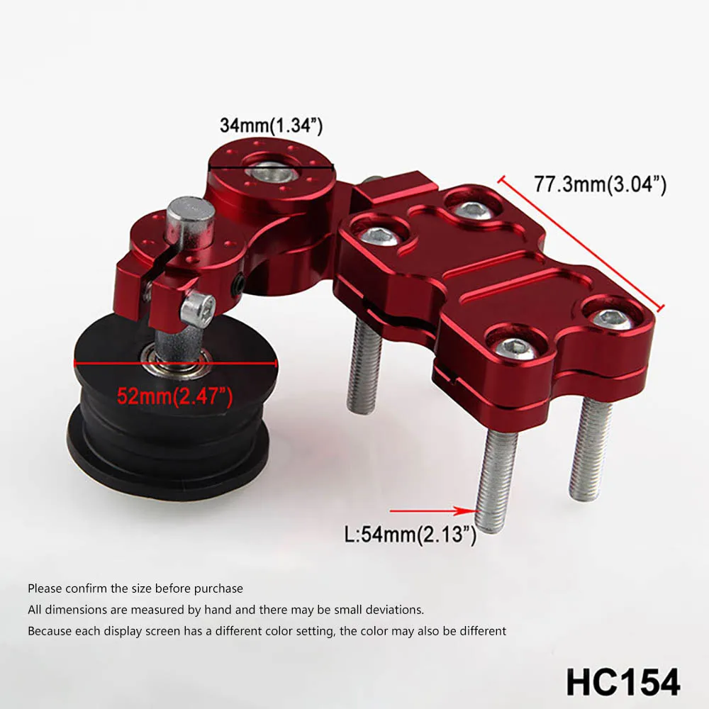 

Universal Motorcycle Modified CNC Aluminum Alloy Chain Regulator Motocross Scooters Automatic Chain Regulator Chain Tensioner