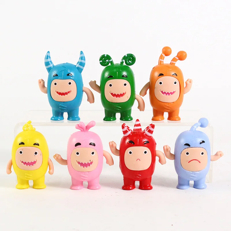 Горячая Распродажа 7 см Oddbods игрушечные фигурки из мультфильма милый
