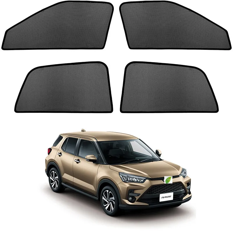 

Foldable Car Curtain UV Protection Sunshade Side Window Mesh Sun Shade For Toyota New Rise RAIZE 2019 2020 2021 Accessories