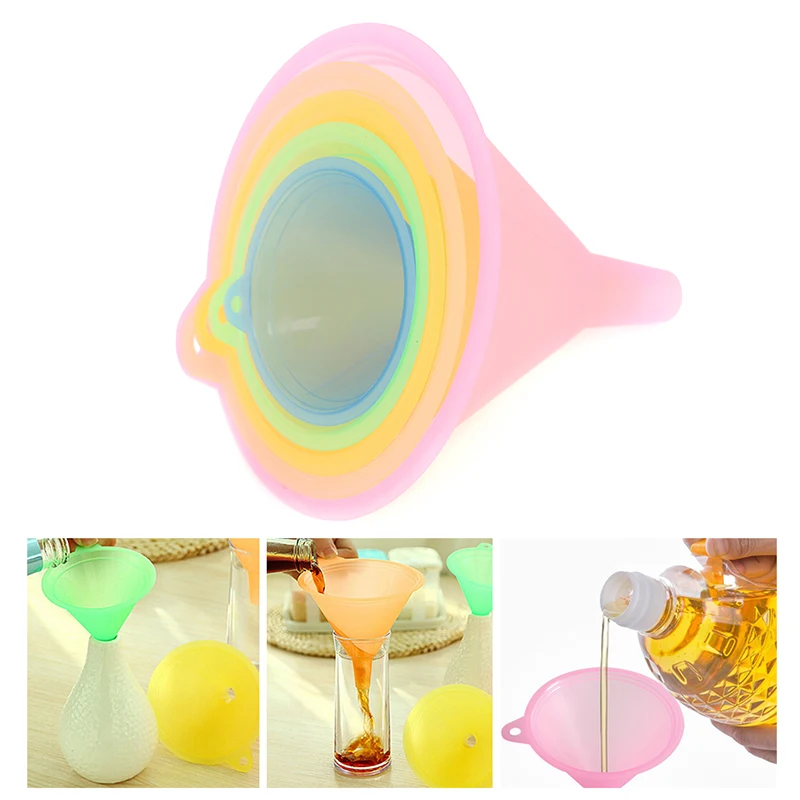 5 шт./компл. размеров воронка для жидкого масла карамельных цветов переноса