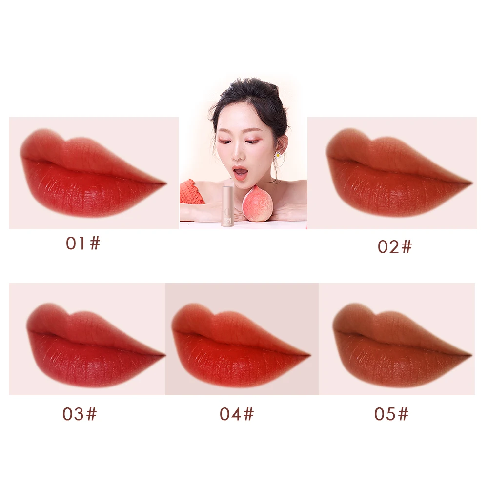 Набор матовой помады 5 шт./лот легко носить красная женская помада модный набор