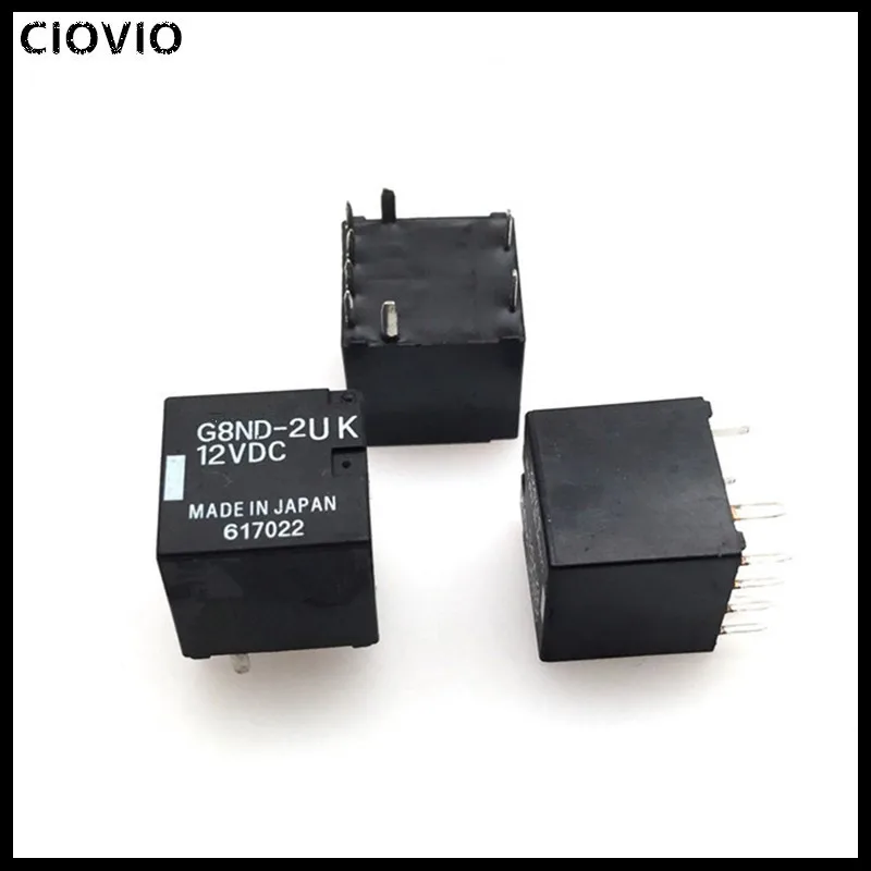 CIOVIO 1 шт. 5 10 G8ND 2UK 12VDC реле DIP 8|Реле| |