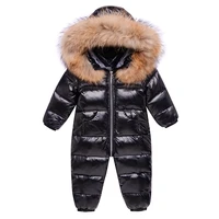 baby rompers for baby girls boys clothes newborn jumpsuit infant winter long sleeve thicken duck down overalls for children