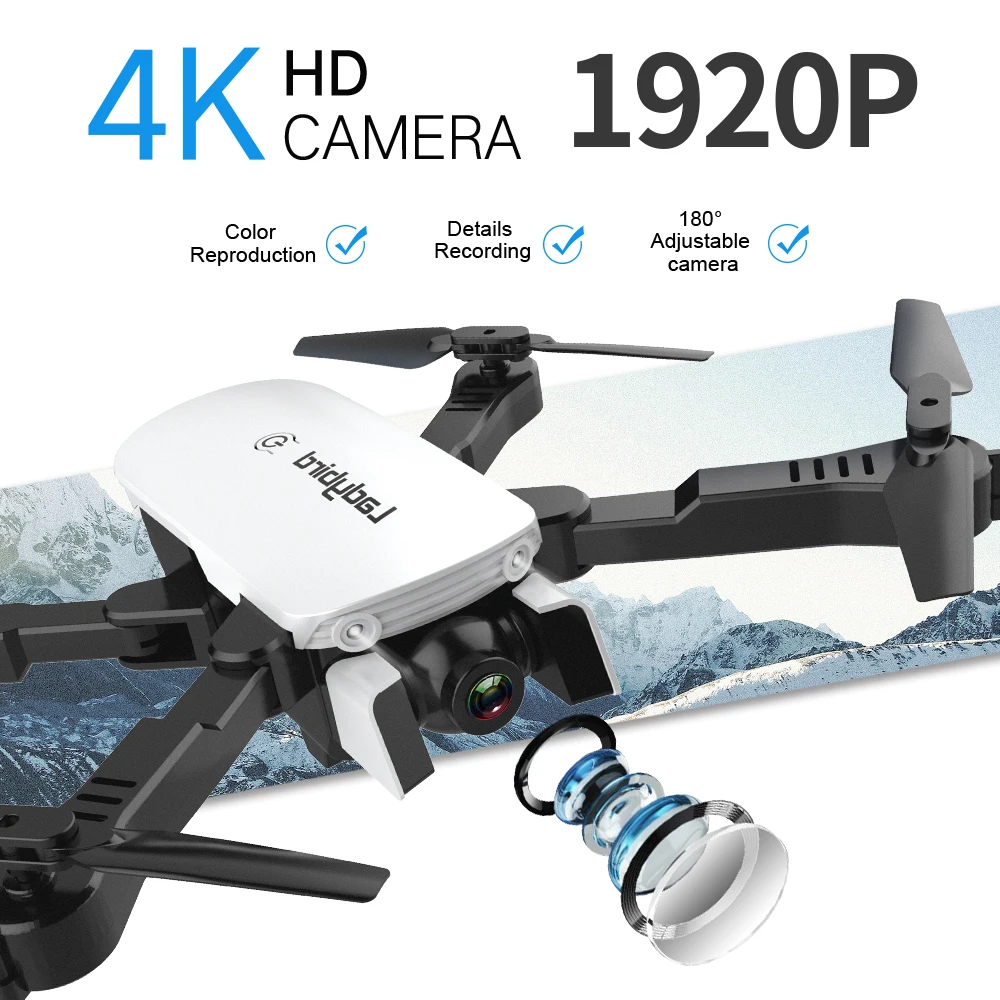 R8 Дрон 4K HD воздушная камера Квадрокоптер оптический поток hover Смарт следование
