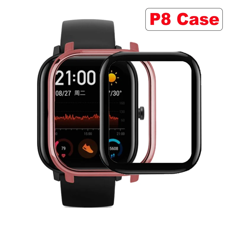 Чехол для часов P8 Защитная пленка чехол с защитной пленкой экрана бампер Pro