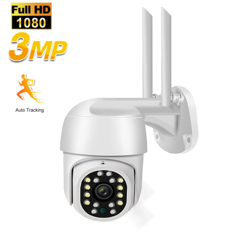 

1080P IP Camera Smart Outdoor 360 Wi-Fi Security Camera 3MP Surveillance Camera Waterproof Night Vision APP Control Audio